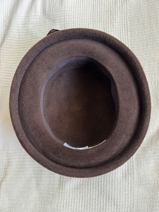 Vintage Neiman Marcus Rabbit Fur Cloche-Pillbox Hybrid - Made in England - 6 3/4 main image 14